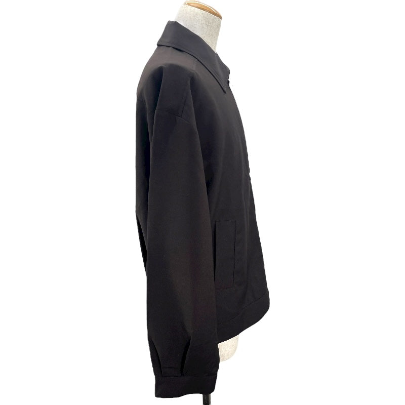 ミュウミュウ miu miu ロゴパッチブルゾンジャケット ML1041 ブラウン モヘア メンズ ブルゾン