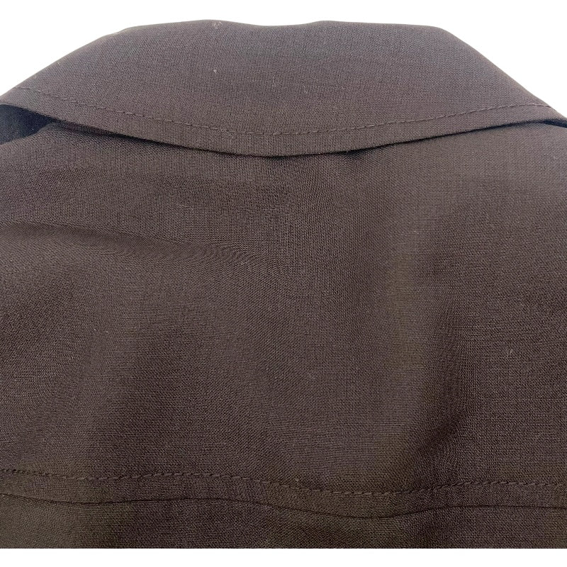 ミュウミュウ miu miu ロゴパッチブルゾンジャケット ML1041 ブラウン モヘア メンズ ブルゾン