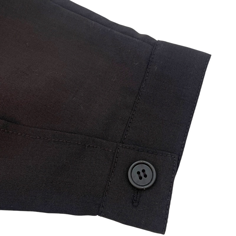 ミュウミュウ miu miu ロゴパッチブルゾンジャケット ML1041 ブラウン モヘア メンズ ブルゾン