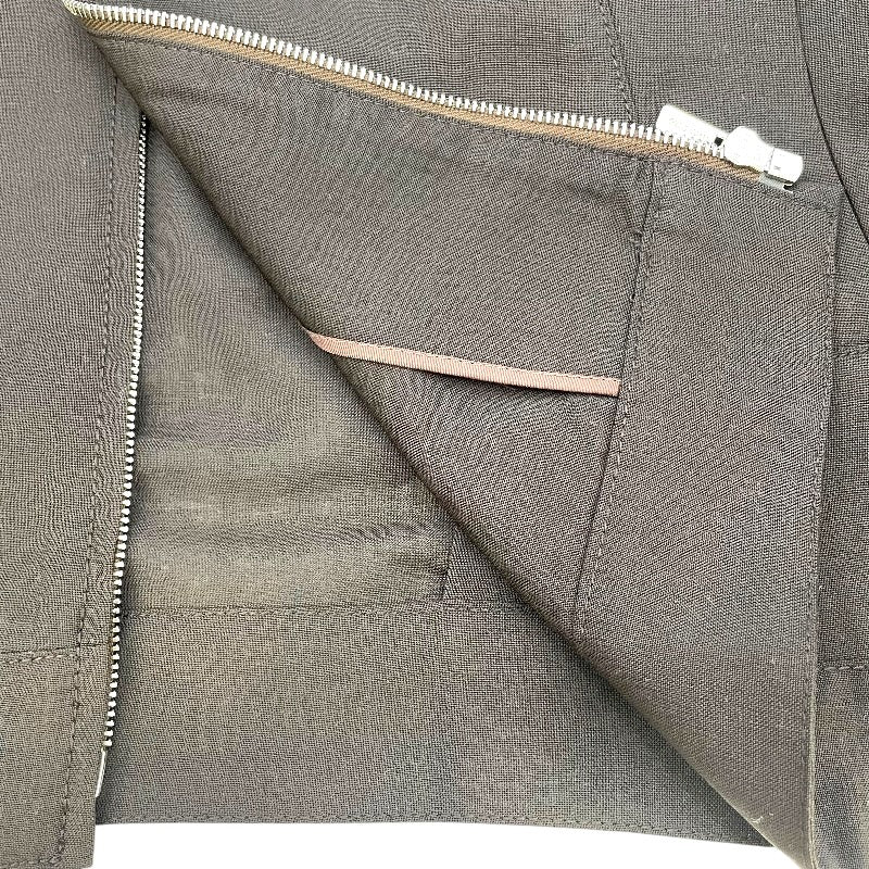 ミュウミュウ miu miu ロゴパッチブルゾンジャケット ML1041 ブラウン モヘア メンズ ブルゾン