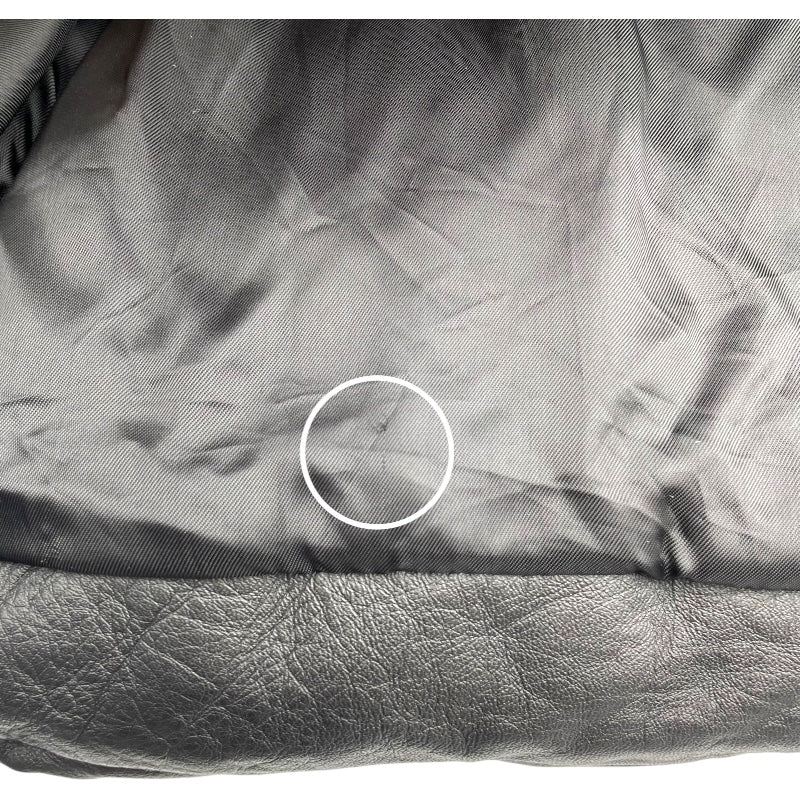 バレンシアガ BALENCIAGA レザーパファーベスト 719218 ブラック 牛革 ユニセックス その他アウター