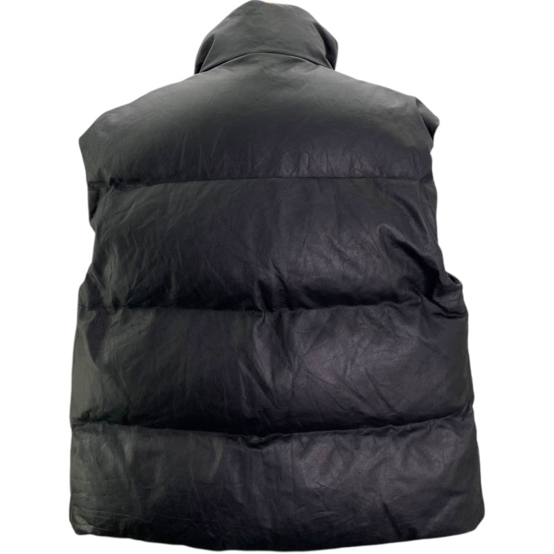 バレンシアガ BALENCIAGA レザーパファーベスト 719218 ブラック 牛革 ユニセックス その他アウター