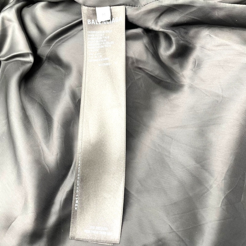 バレンシアガ BALENCIAGA レザーパファーベスト 719218 ブラック 牛革 ユニセックス その他アウター