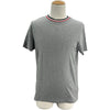 モンクレール MONCLER ロゴワッペン半袖Tシャツ グレー コットン メンズ 半袖Ｔシャツ