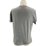 モンクレール MONCLER ロゴワッペン半袖Tシャツ グレー コットン メンズ 半袖Ｔシャツ