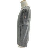 モンクレール MONCLER ロゴワッペン半袖Tシャツ グレー コットン メンズ 半袖Ｔシャツ
