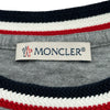 モンクレール MONCLER ロゴワッペン半袖Tシャツ グレー コットン メンズ 半袖Ｔシャツ