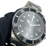 ロレックス ROLEX サブマリーナ デイト U番 16610 ブラック SS 自動巻き メンズ 腕時計