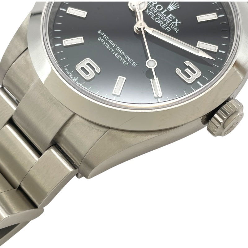 ロレックス ROLEX エクスプローラー40 224270 ブラック SS 自動巻き メンズ 腕時計