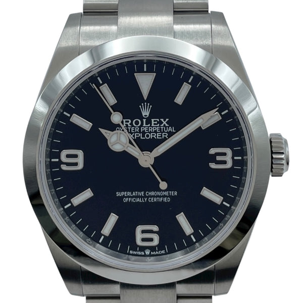 ロレックス ROLEX エクスプローラー40 224270 ブラック SS メンズ 腕時計