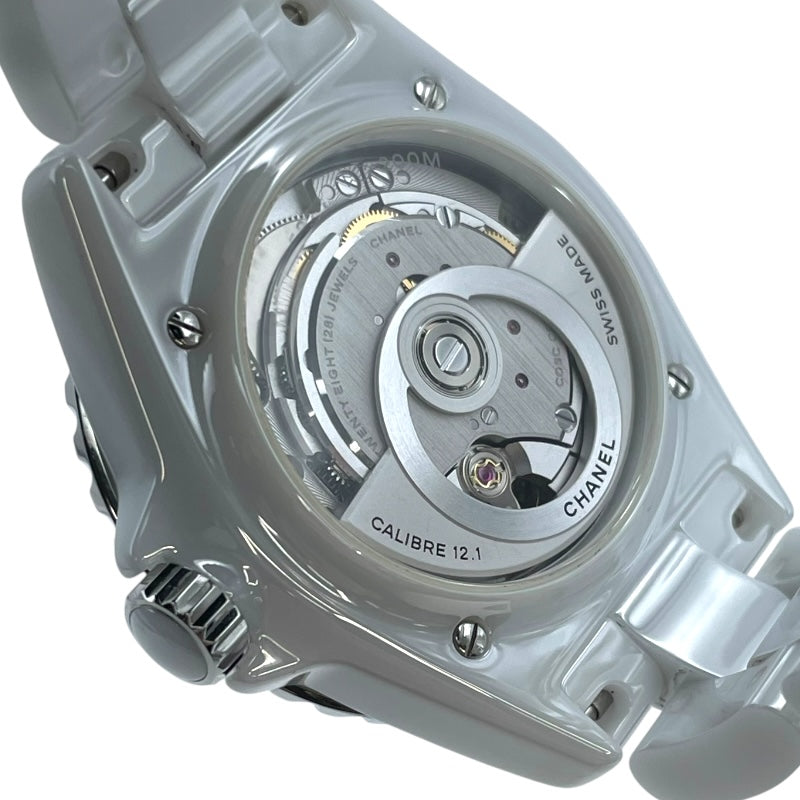 シャネル CHANEL J12 キャリバー12.1 38MM H5700 ホワイト セラミック 自動巻き メンズ 腕時計