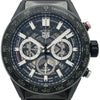 タグ・ホイヤー TAG HEUER カレラ キャリバーホイヤー02 クロノグラフ CBG2A91 ブラック カーボン 自動巻き メンズ 腕時計