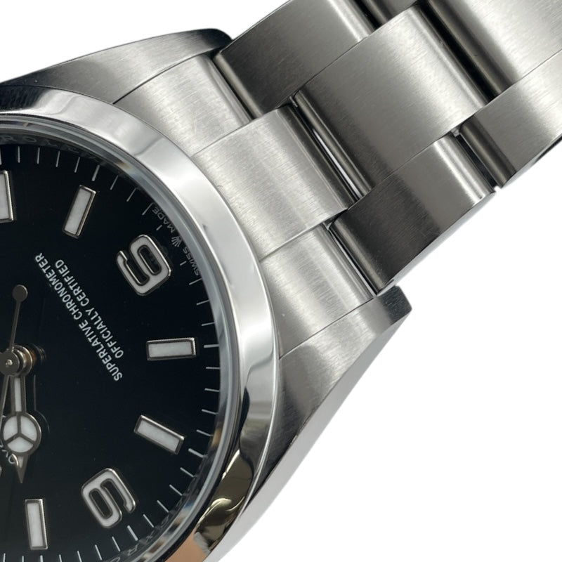 ロレックス ROLEX エクスプローラー36 ランダムシリアル 124270 ブラック SS 自動巻き メンズ 腕時計