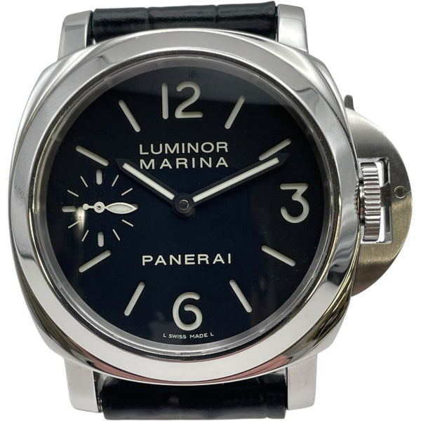 パネライ PANERAI ルミノールマリーナ 44mm PAM00111 ブラック SS メンズ 腕時計