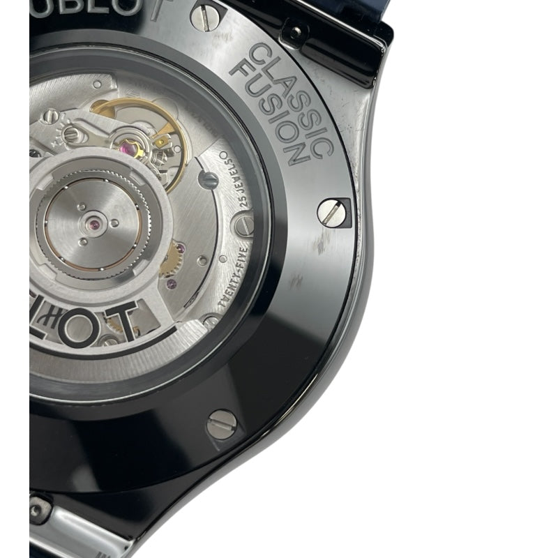 ウブロ HUBLOT クラシック・フュージョン セラミック ブルー 511.CM.7170LR ブルー セラミック 自動巻き メンズ 腕時計