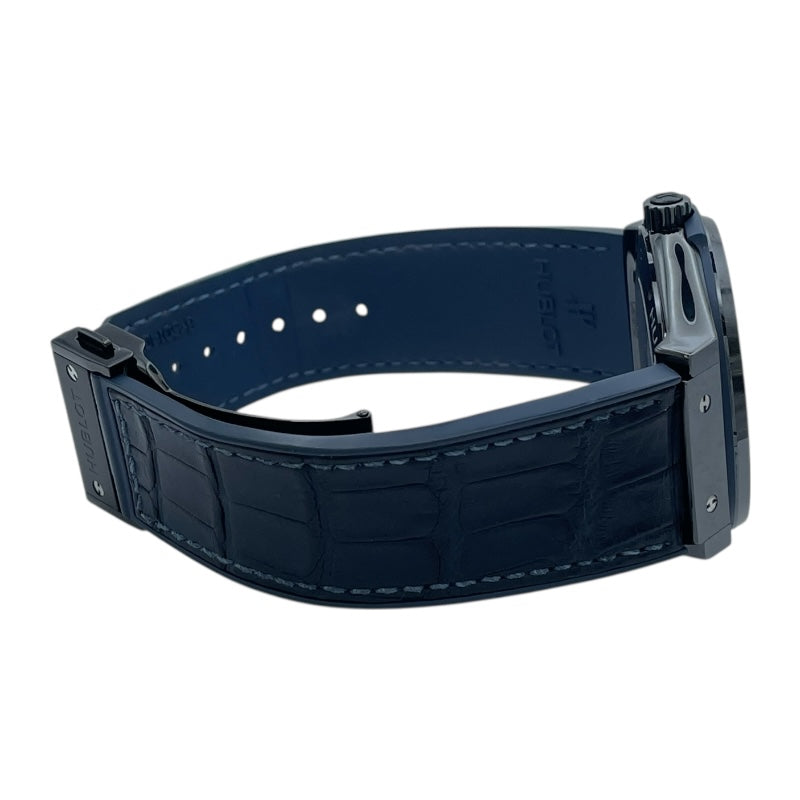 ウブロ HUBLOT クラシック・フュージョン セラミック ブルー 511.CM.7170LR ブルー セラミック 自動巻き メンズ 腕時計