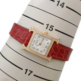 エルメス HERMES Hウォッチ ミニ　ホワイトシェル HH1.173 K18ピンクゴールド K18 レディース 腕時計