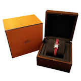 エルメス HERMES Hウォッチ ミニ　ホワイトシェル HH1.173 K18ピンクゴールド K18 レディース 腕時計