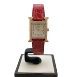 エルメス HERMES Hウォッチ ミニ　ホワイトシェル HH1.173 K18ピンクゴールド K18 レディース 腕時計