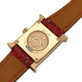 エルメス HERMES Hウォッチ ミニ　ホワイトシェル HH1.173 K18ピンクゴールド K18 レディース 腕時計