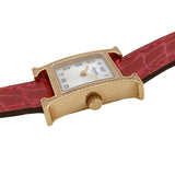 エルメス HERMES Hウォッチ ミニ　ホワイトシェル HH1.173 K18ピンクゴールド K18 レディース 腕時計