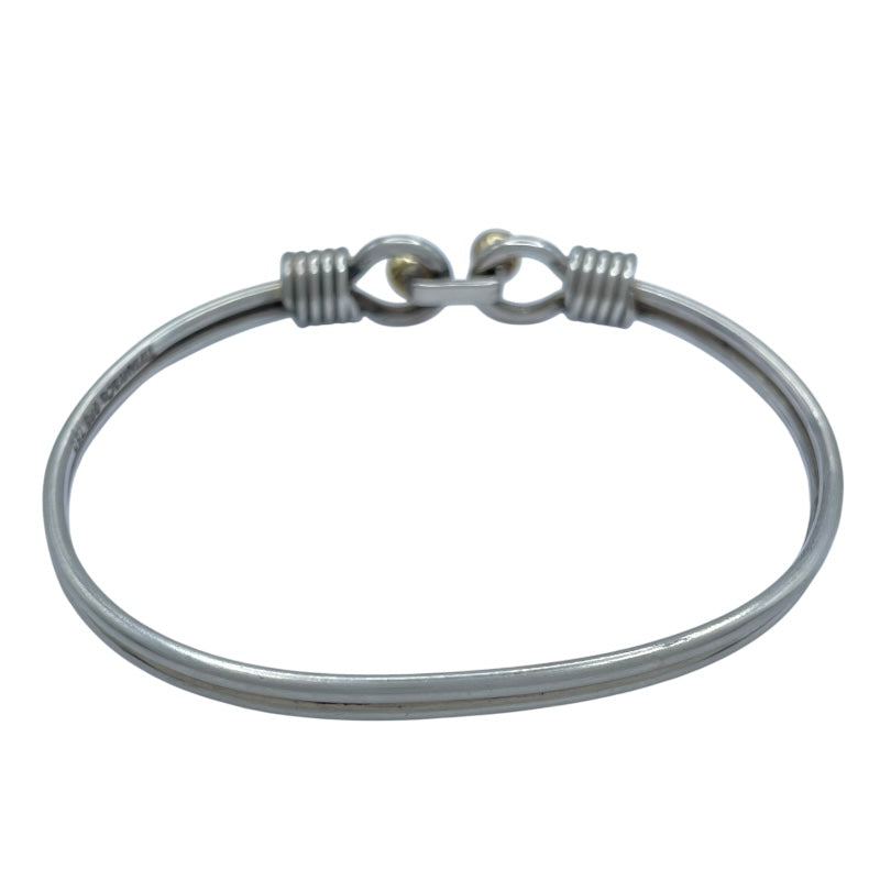 ティファニー TIFFANY＆CO ダブルラブノットバングル シルバーxゴールド 925/750 ジュエリー