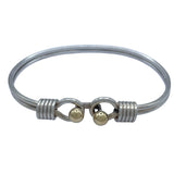 ティファニー TIFFANY＆CO ダブルラブノットバングル シルバーxゴールド 925/750 ジュエリー