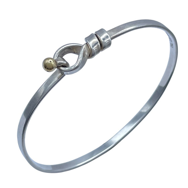 ティファニー TIFFANY＆CO ラブノットバングル シルバーxゴールド 925/750 ジュエリー