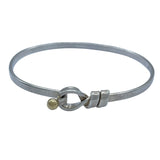 ティファニー TIFFANY＆CO ラブノットバングル シルバーxゴールド 925/750 ジュエリー