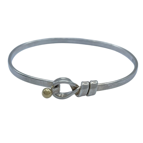 ティファニー TIFFANY＆CO ラブノットバングル シルバーxゴールド 925/750 ジュエリー