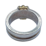 ティファニー TIFFANY＆CO グルーブドウィズリング シルバーxゴールド 750/925 ジュエリー