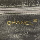 シャネル CHANEL ココマークガマ口ハンドバッグ ブラック ゴールド金具 クロコダイル クロコ レディース ハンドバッグ