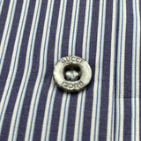 グッチ GUCCI ストライプ 長袖シャツ 307648 ブルー コットン メンズ 長袖シャツ