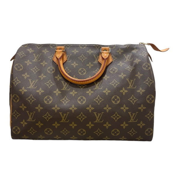 ルイ・ヴィトン LOUIS VUITTON スピーディ35 M41524 ブラウン ゴールド金具 モノグラム レディース ハンドバッグ