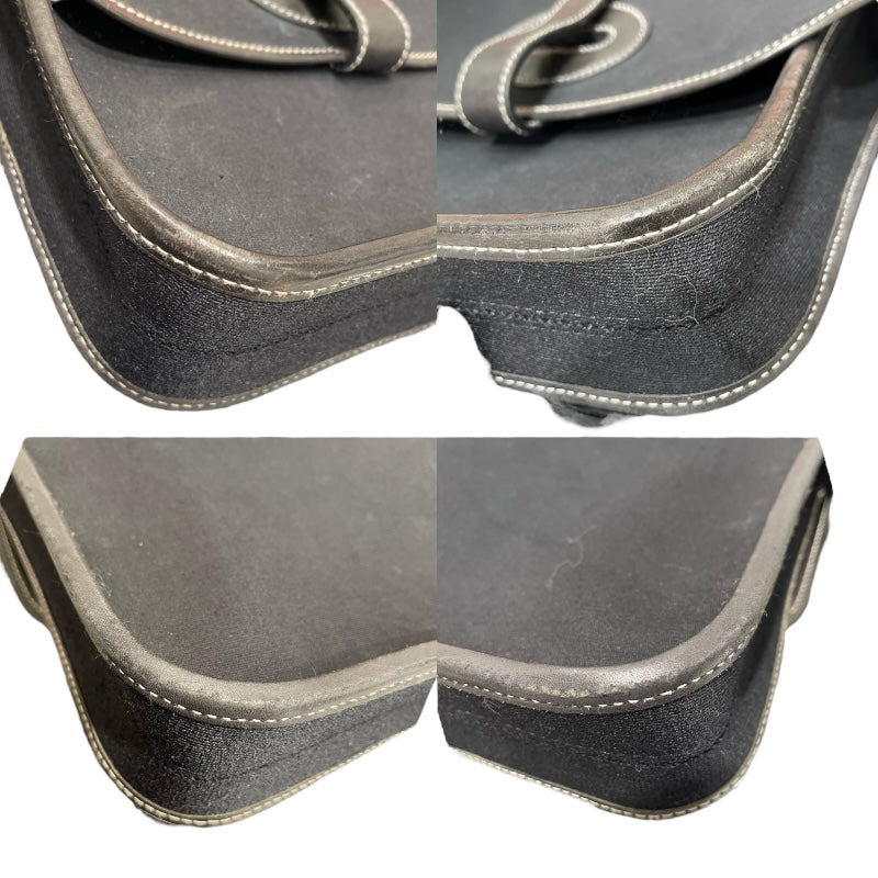 エルメス HERMES ブエナベンチュラPM ブラック トワル レディース ショルダーバッグ