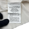 レッドヴァレンティノ RED VALENTINO フリルデザインノースリーブニット ホワイト コットン レディース ニット
