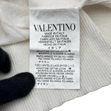 レッドヴァレンティノ RED VALENTINO フリルデザインノースリーブニット ホワイト コットン レディース ニット