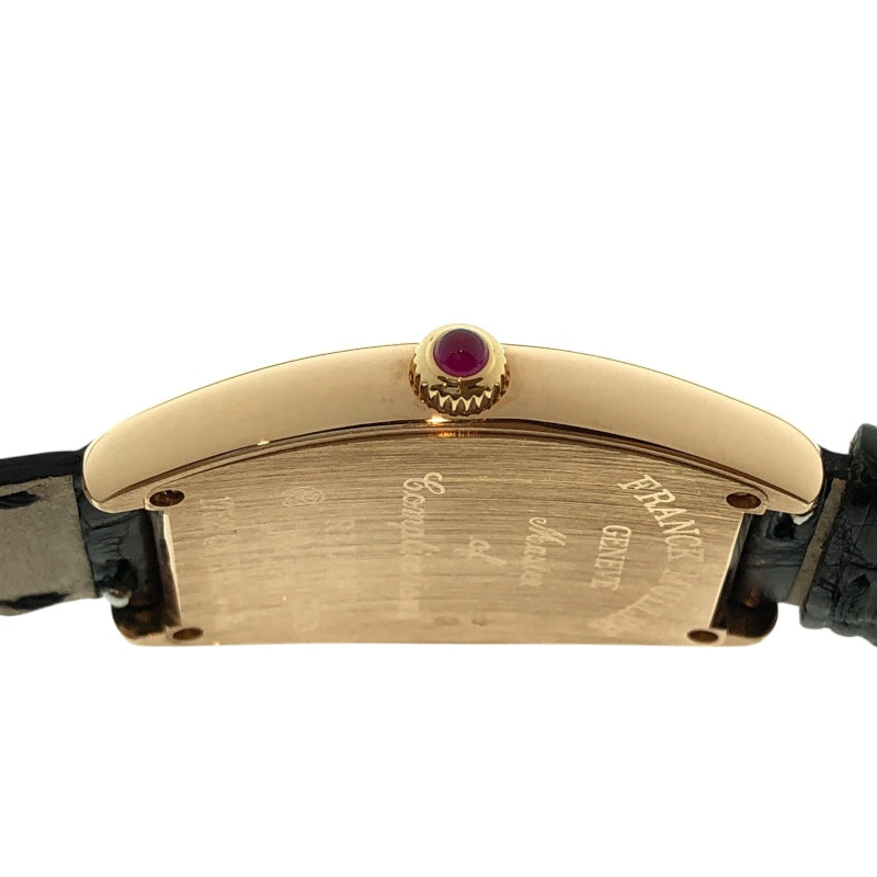 フランク・ミュラー FRANCK MULLER トノーカーベックス 1752QZ REL V-R K18PG レディース 腕時計