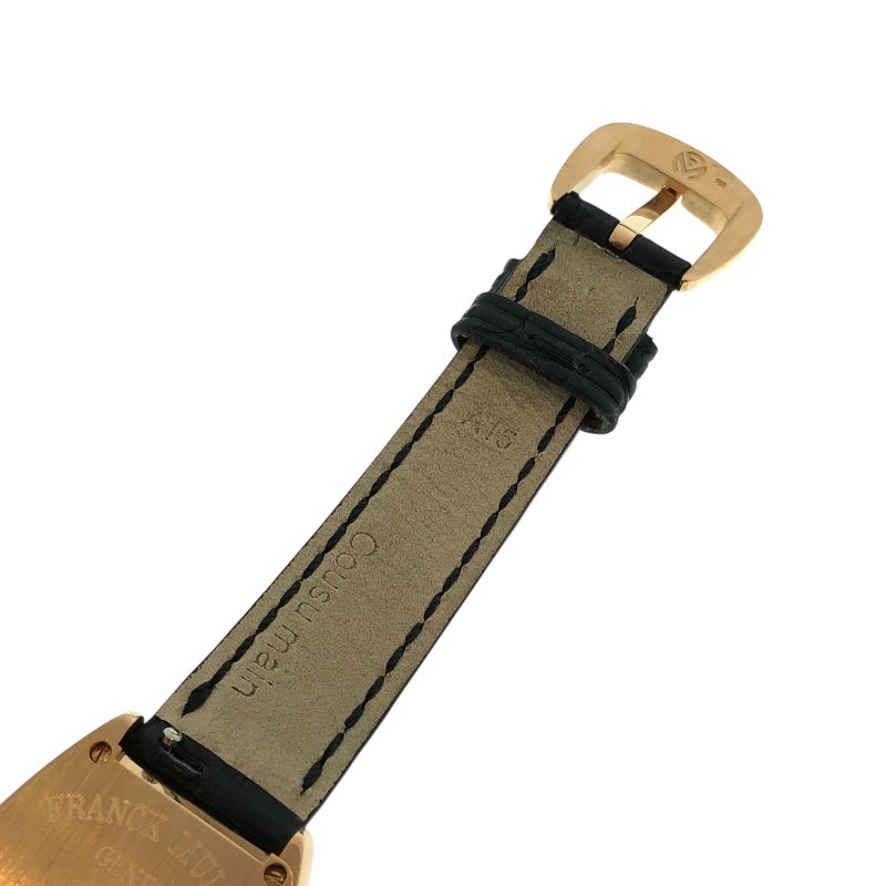 フランク・ミュラー FRANCK MULLER トノーカーベックス 1752QZ REL V-R K18PG レディース 腕時計