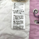 エルメス HERMES セリエボタンロングコート 2E0152D1 ピンク コットン レディース ステンカラーコート