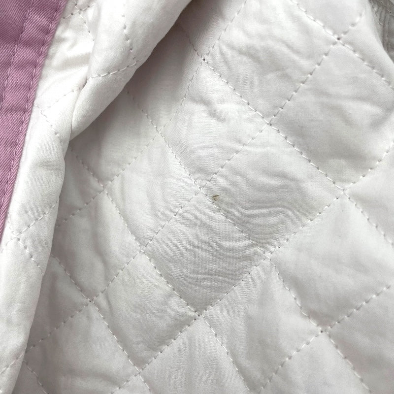 エルメス HERMES セリエボタンロングコート 2E0152D1 ピンク コットン レディース ステンカラーコート