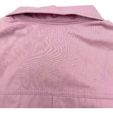 エルメス HERMES セリエボタンロングコート 2E0152D1 ピンク コットン レディース ステンカラーコート