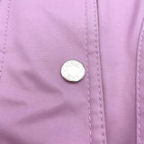 エルメス HERMES セリエボタンロングコート 2E0152D1 ピンク コットン レディース ステンカラーコート