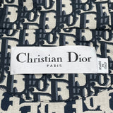 クリスチャン・ディオール Christian Dior オブリーク総柄アノラックジャケット アイボリー ポリステル メンズ パーカー