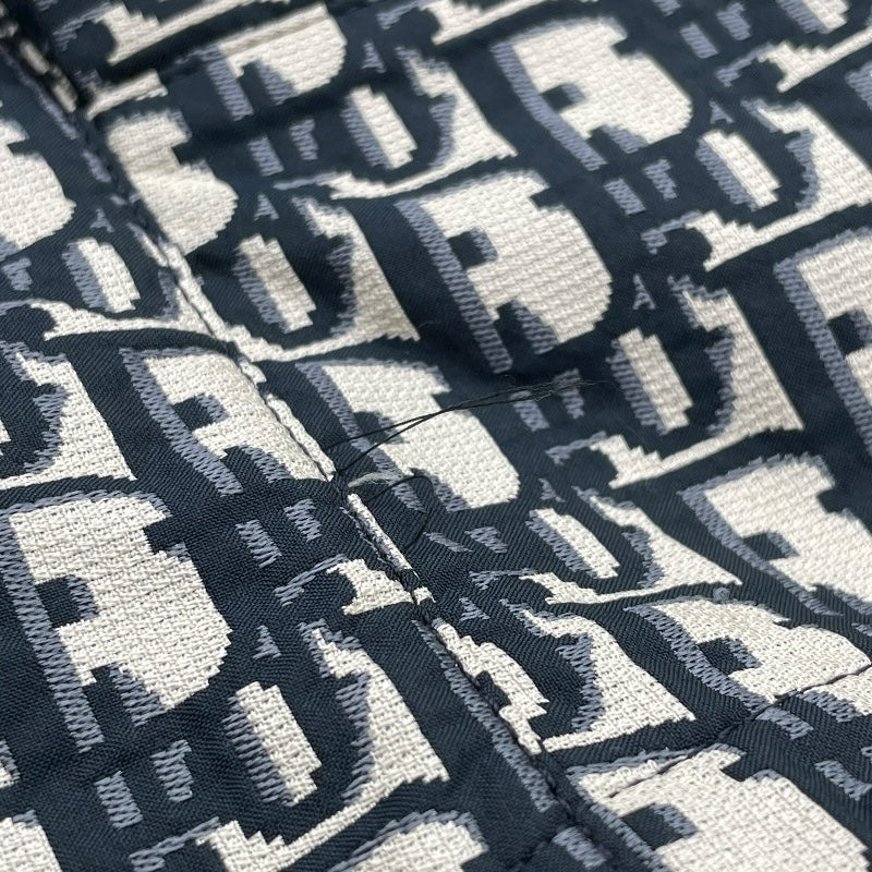 クリスチャン・ディオール Christian Dior オブリーク総柄アノラックジャケット アイボリー ポリステル メンズ パーカー