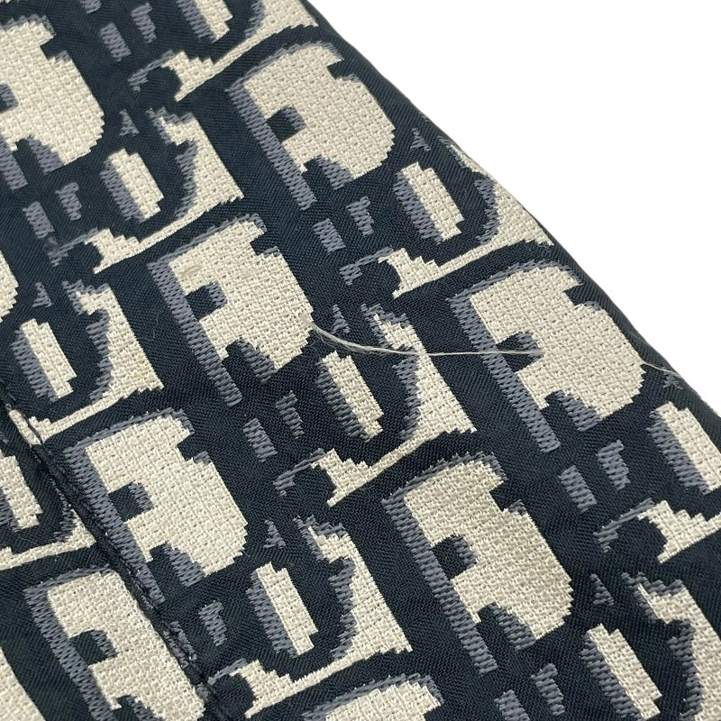 クリスチャン・ディオール Christian Dior オブリーク総柄アノラックジャケット アイボリー ポリステル メンズ パーカー