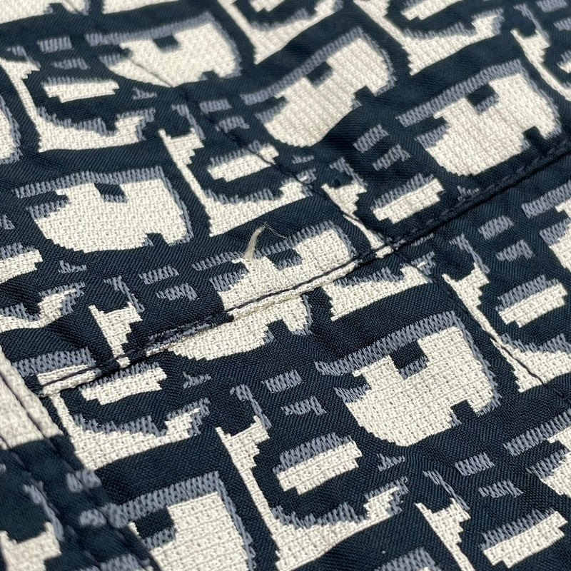 クリスチャン・ディオール Christian Dior オブリーク総柄アノラックジャケット アイボリー ポリステル メンズ パーカー