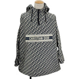 クリスチャン・ディオール Christian Dior オブリーク総柄アノラックジャケット アイボリー ポリステル メンズ パーカー