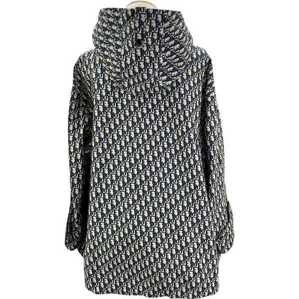 クリスチャン・ディオール Christian Dior オブリーク総柄アノラックジャケット アイボリー ポリステル メンズ パーカー