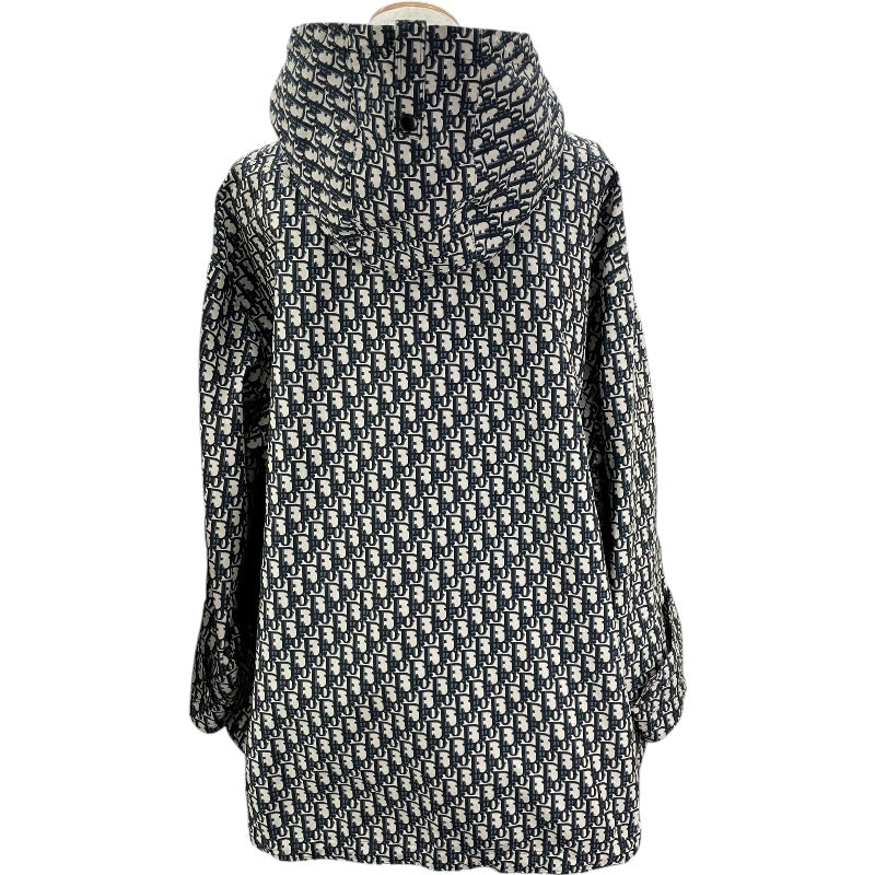 クリスチャン・ディオール Christian Dior オブリーク総柄アノラックジャケット アイボリー ポリステル メンズ パーカー